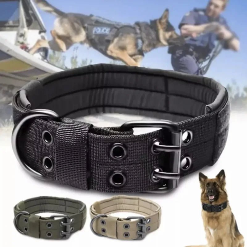 Collar militar ajustable echo de Nylon. - PawPetty