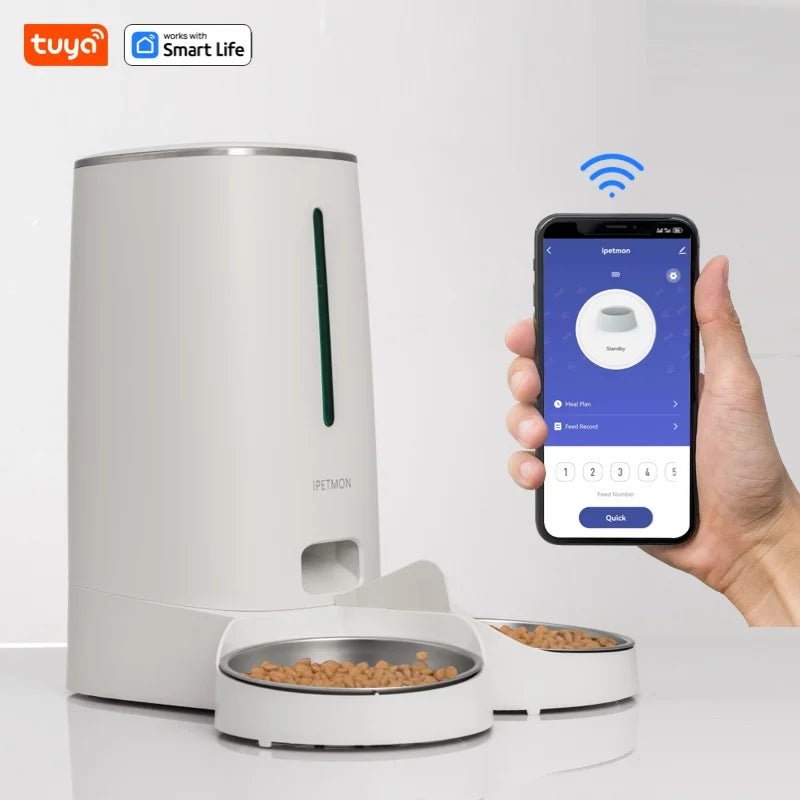 Comedero automático para mascotas manejable vía Wifi - PawPetty