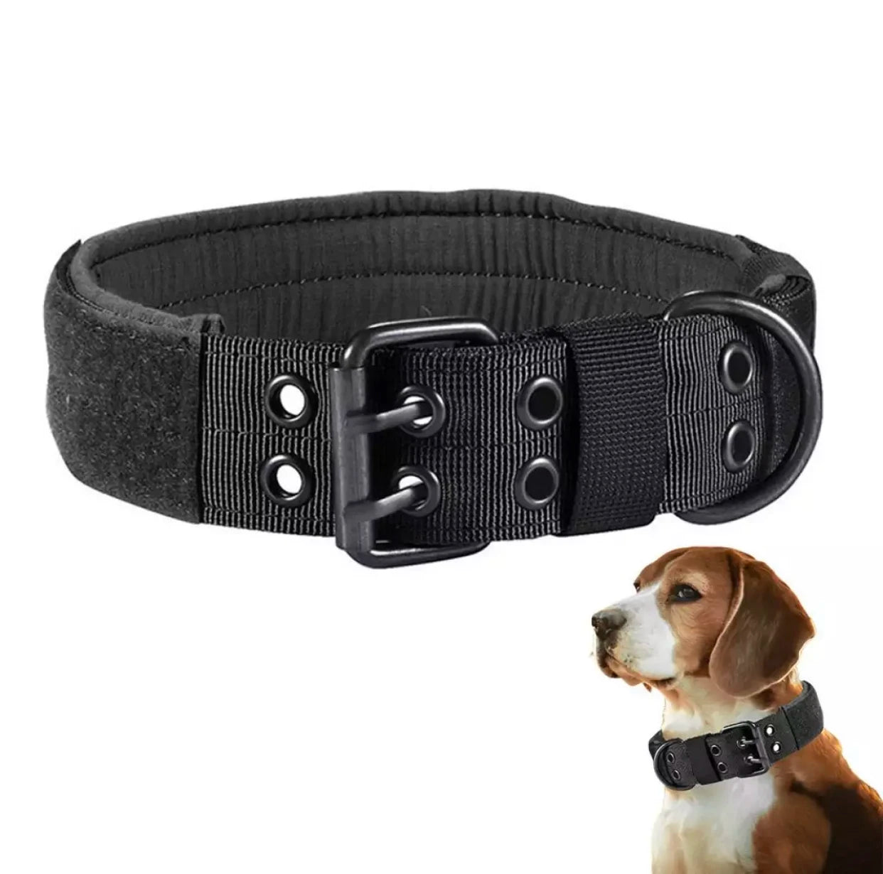 Collar militar ajustable echo de Nylon. - PawPetty