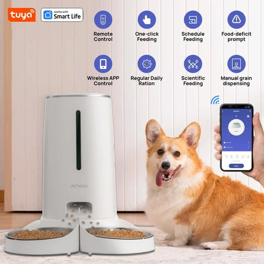 Comedero automático para mascotas manejable vía Wifi - PawPetty