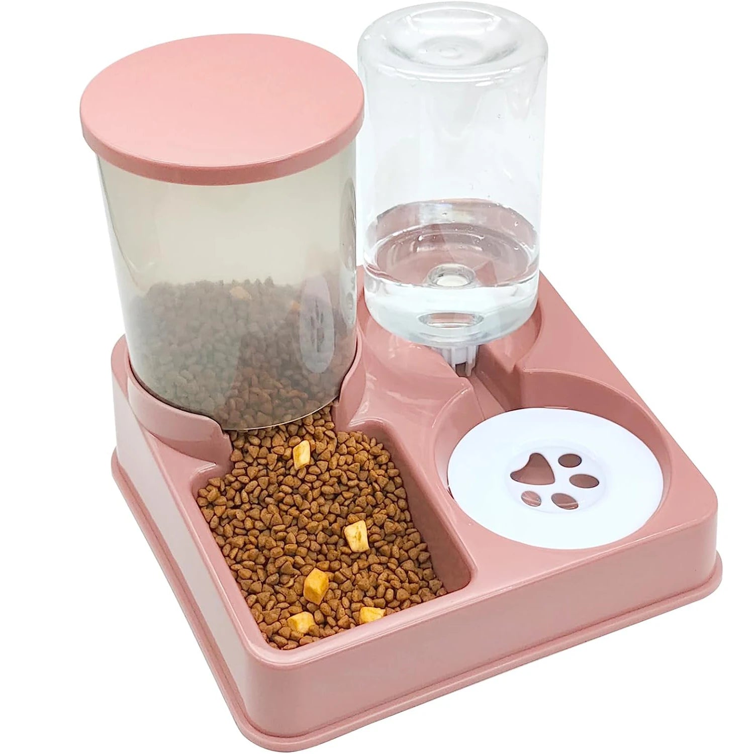 Dispensador automático de comida y agua para mascotas. - PawPetty