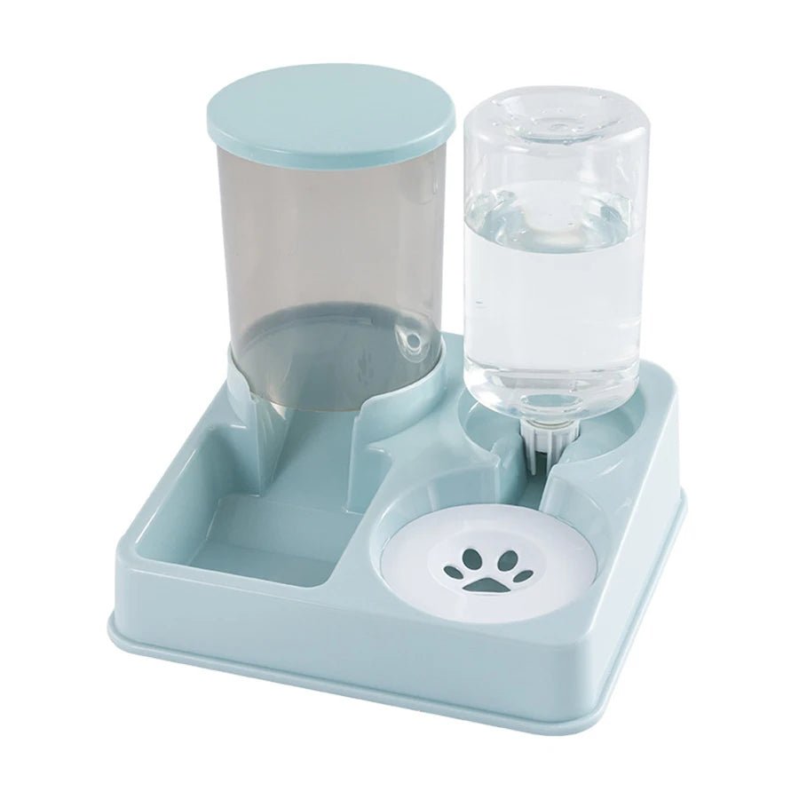 Dispensador automático de comida y agua para mascotas. - PawPetty
